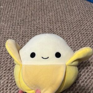 Squishmallows Yellow and White Stuffed Animal